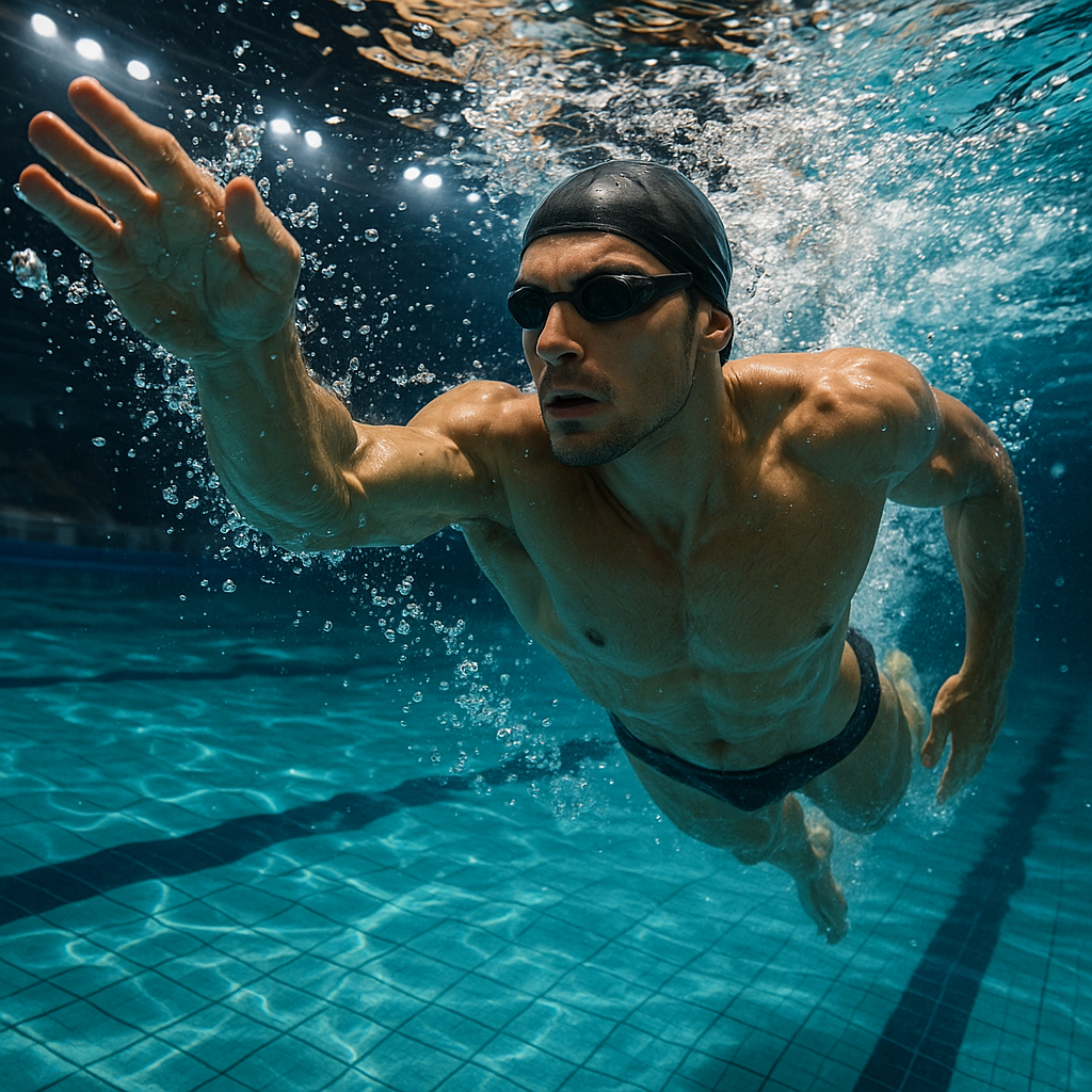 Athlete in the zone