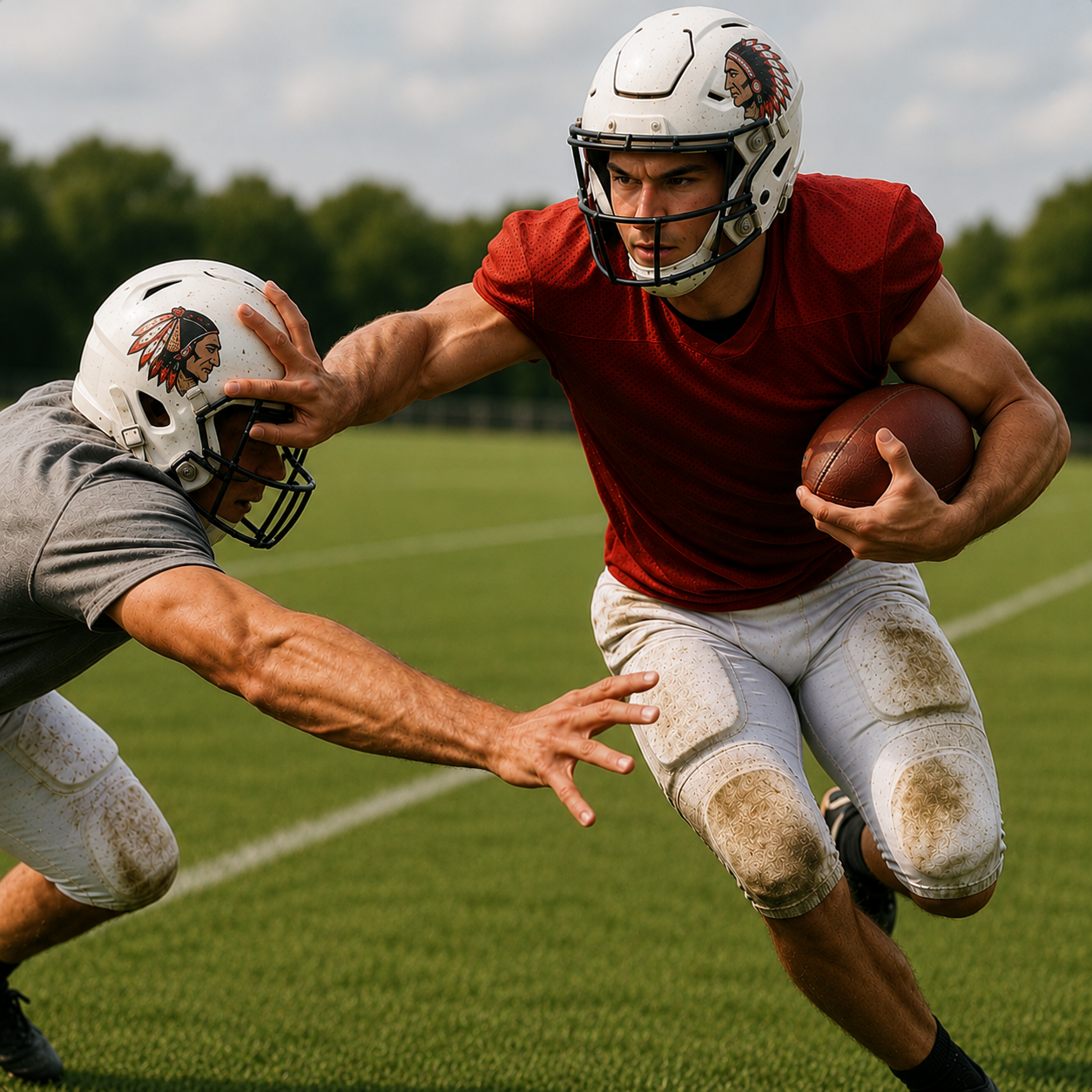 Athlete confident in practice
